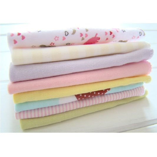 8pcs Pack Cotton Newborn Baby Towels (Available)
