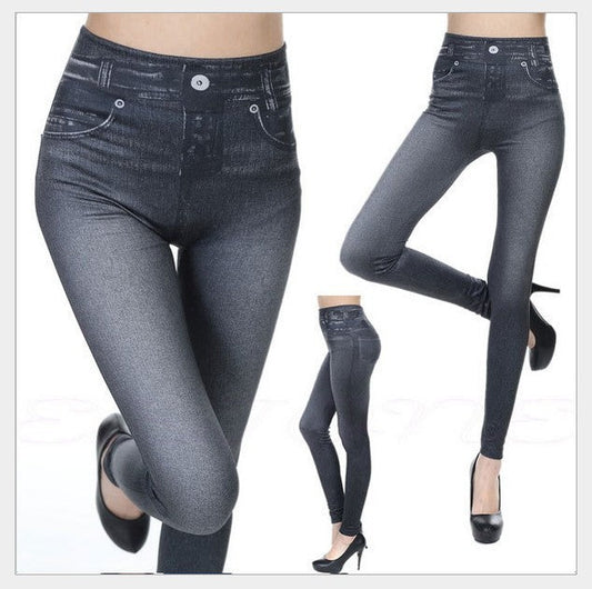 leggings women spring and autumn high waist outer wear one-piece pants (Available)