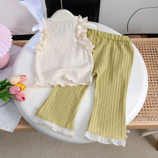 Children Clothing Autumn Winter Girls Knitted Bottoms Korean Style Woollen Pants Leggings for Children Fashion Pants Girls (Available)