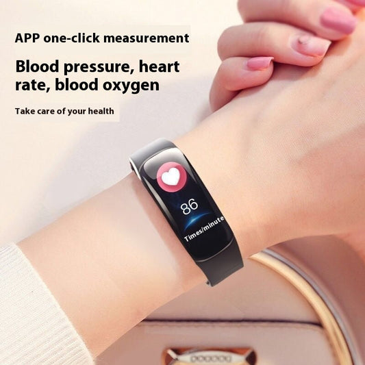 C1 Blood Pressure Heart Rate Waterproof Color Screen Bluetooth Pedometer Sports Watch