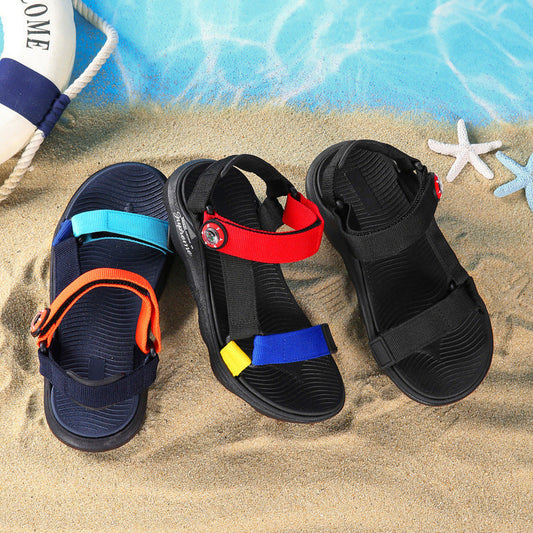 Candy Color Kids Webbing Beach Sandals (Available)