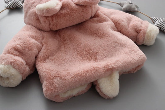 Baby Girls Faux Fur Winter Warm Coat (Available)