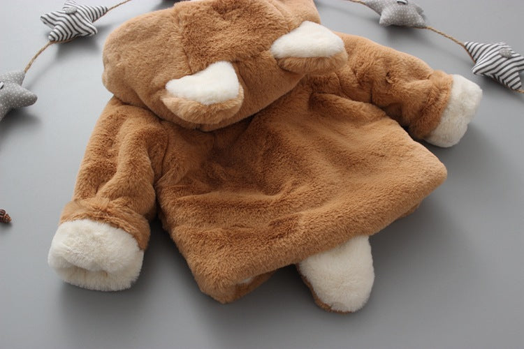 Baby Girls Faux Fur Winter Warm Coat (Available)