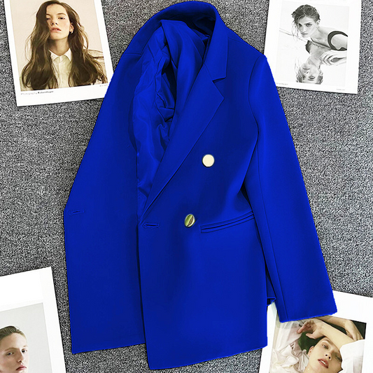 Women's Suit Coat Elegant Sports Casual Blazer Korean Fashion Luxury Jacket Spring Autumn Solid Color Ladies Clothing
