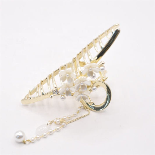 Women's Metal Flower Hair Claw Female Hair Accessories