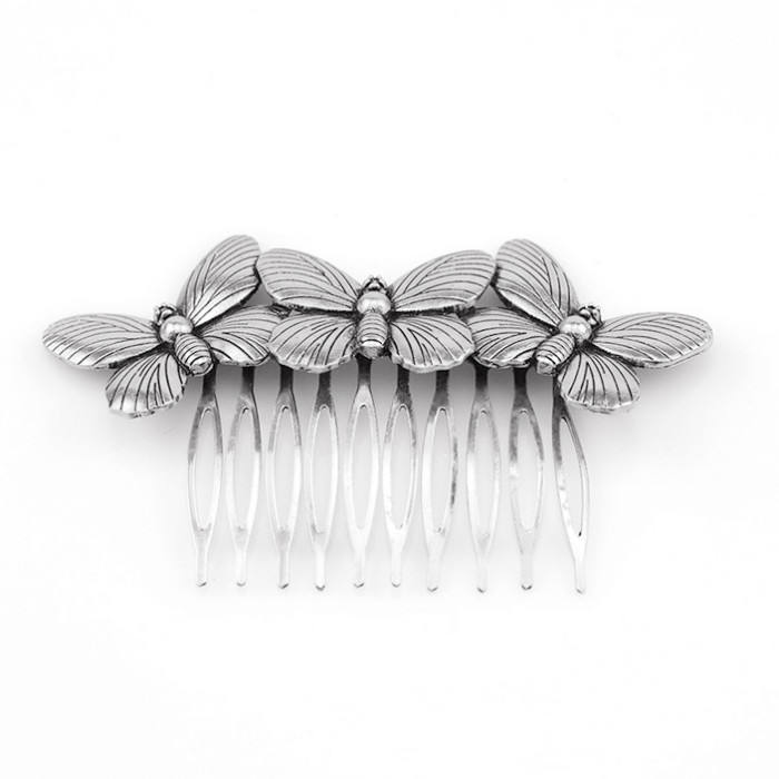 Women's Hair accessories Three Butterflies Hairpins