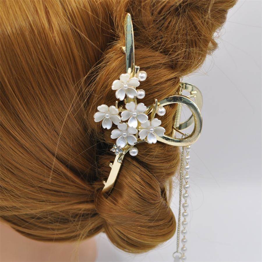 Women's Metal Flower Hair Claw Female Hair Accessories