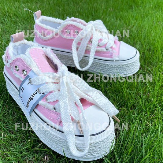 Luxury designer shoes Platform Patchwork Casual Shoes