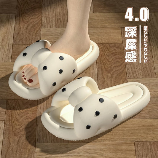 Bowknot slippers for women summer cute Sandal (Available)