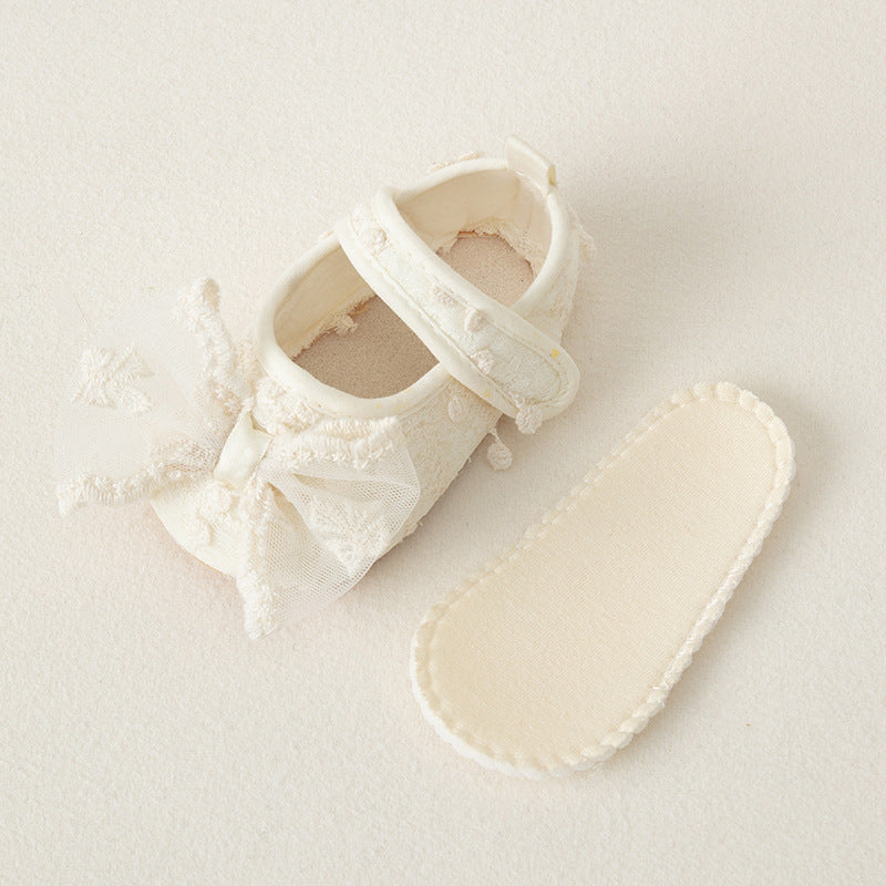 Infant Korean Style Bow Princess Shoes (Available)