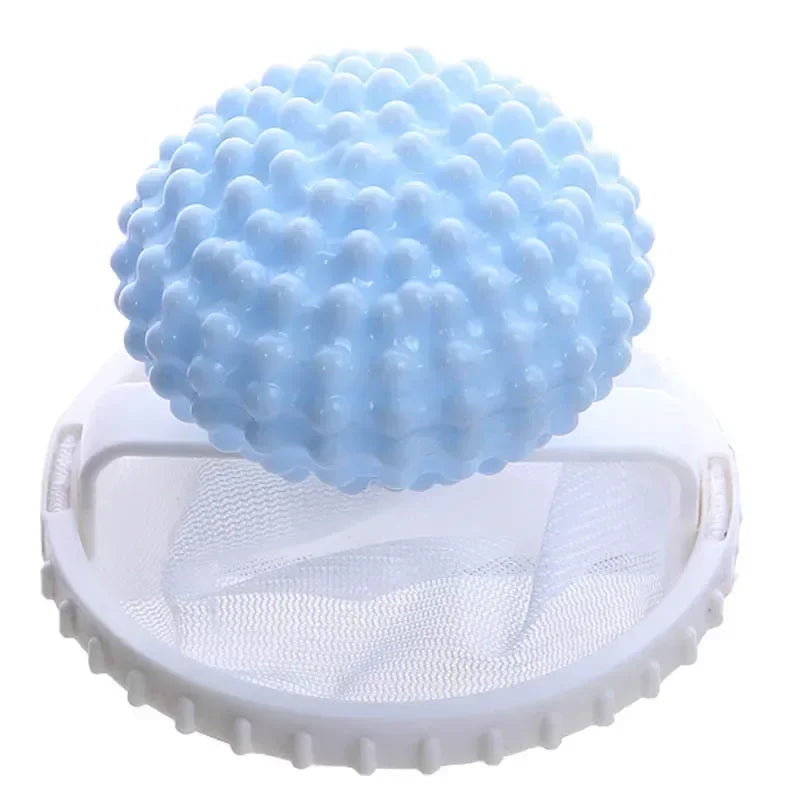 2-in-1 laundry ball hair removal machine, floating velvet filter bag, reusable laundry ball, clothes and hair cleaning tool