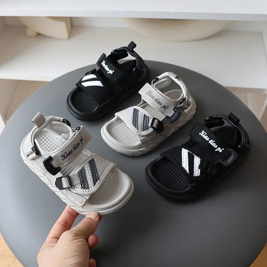 Girls Beach Sandals Summer Baby Sport Sandals Boys Net Cloth Kids Sneakers Comfortable Canvas Water Shoes Kids