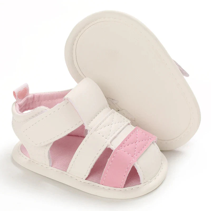 Baby Shoes For Boys and Girls Summer With Perforated Sandals and Non Slip Soft Soles For Learning To Walk