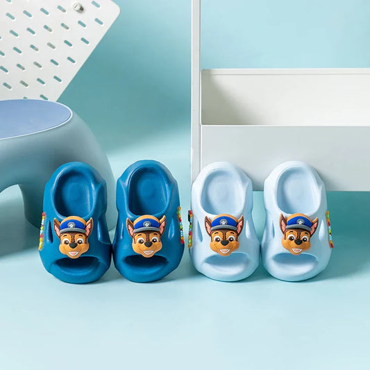 Children's Anime Slides | Boys & Girls Outdoor Non-Slip Soft Soled Sandals & Home Slippers ā PAW Patrol