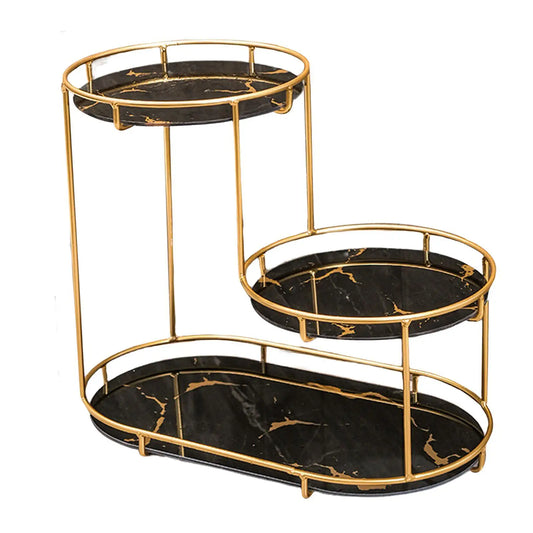 Cosmetic Decorative Tray three tier Perfume Organiser for Bathroom Decor