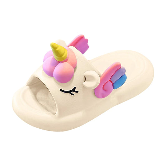 Children'S Slippers Cute Cartoon Baby Indoor Non Slip Thick Bottom Parent Child Slippers Kid Slippers