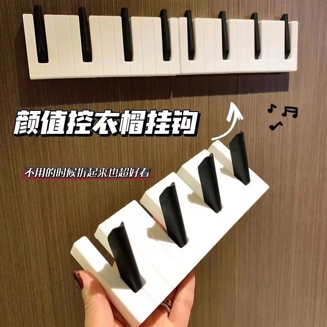 Piano Decorative Hook Row Hook, Bedroom Entrance Home Wall Decoration Hanger