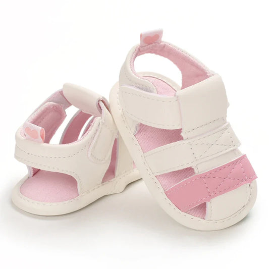 Baby Shoes For Boys and Girls Summer With Perforated Sandals and Non Slip Soft Soles For Learning To Walk
