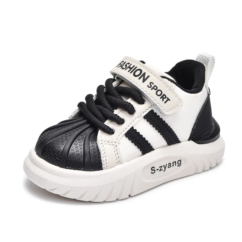 Children's Breathable Sports Shoes Spring Autumn New Boys Girls Soft Soled Anti -Slip Leather Shoes Baby Kids Running Shoe