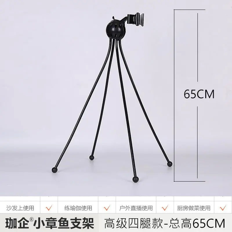 Flexible Octopus Phone Holder Mount Adjustable Bed Desk Stand Hands Free Clip Live Streaming Video Watching TikTok Recording