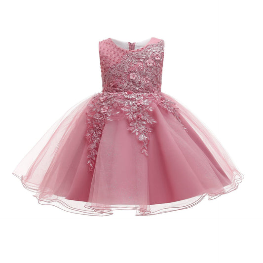 Middle-aged Children's Fluffy Wedding Princess Dress