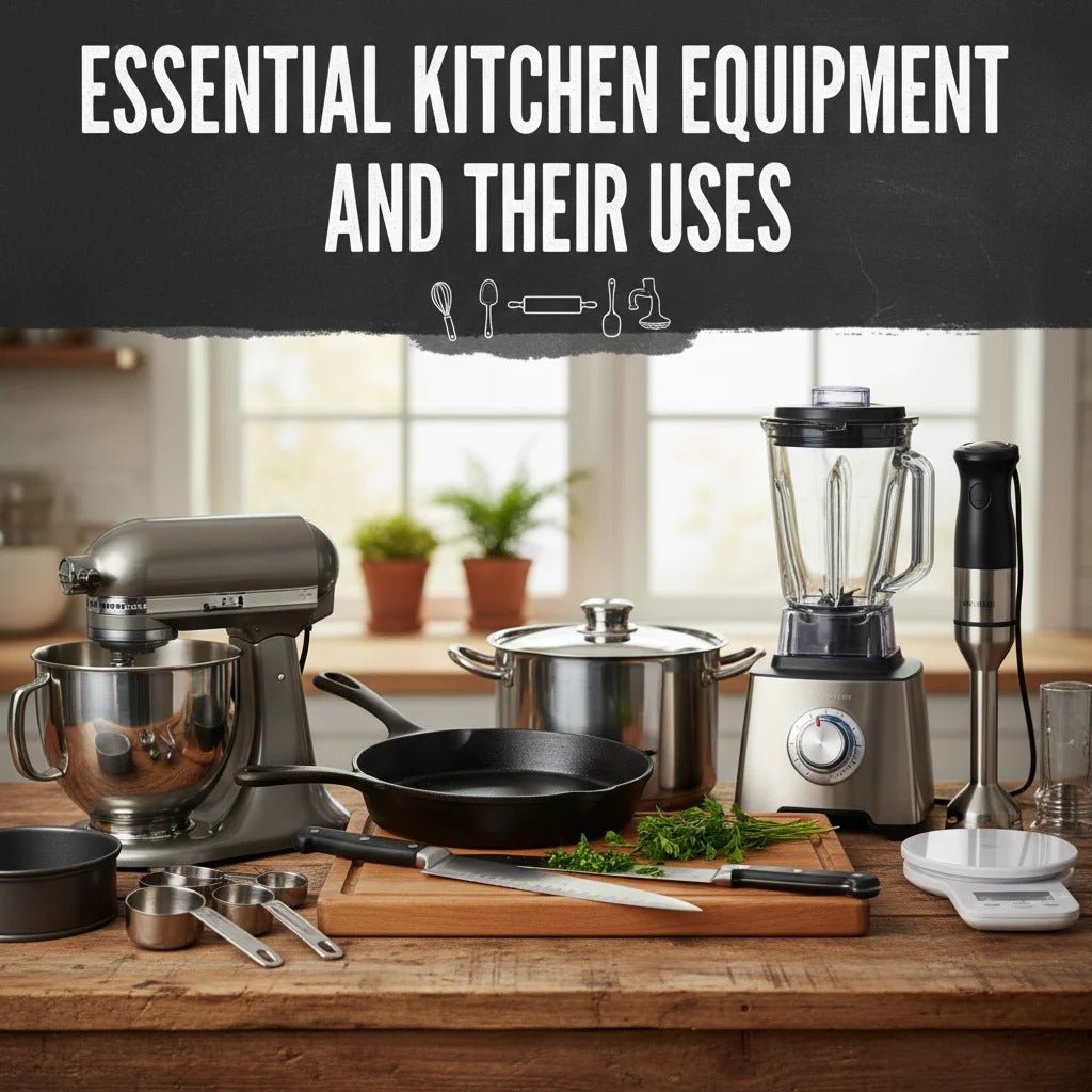 Kitchen Equipment and Their Uses: 10 Essential Tools Guide - Mom & Kids