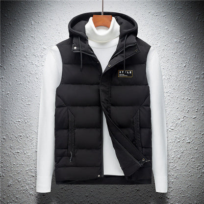 Men's Fashion Vest Versatile Down Jacket    (Available)