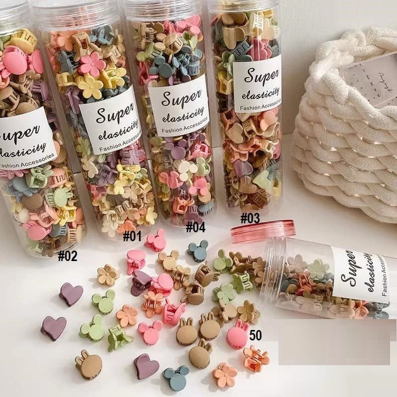 Colorful candy small clip mini small princess head hair clip summer forehead bangs side clip hair accessories