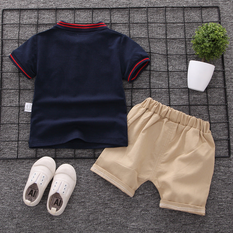 Summer Fashion Baby Boy Clothes Sets T-shirt  Toddler Casual Clothing Suits Children Kids Boys Outfits Suit