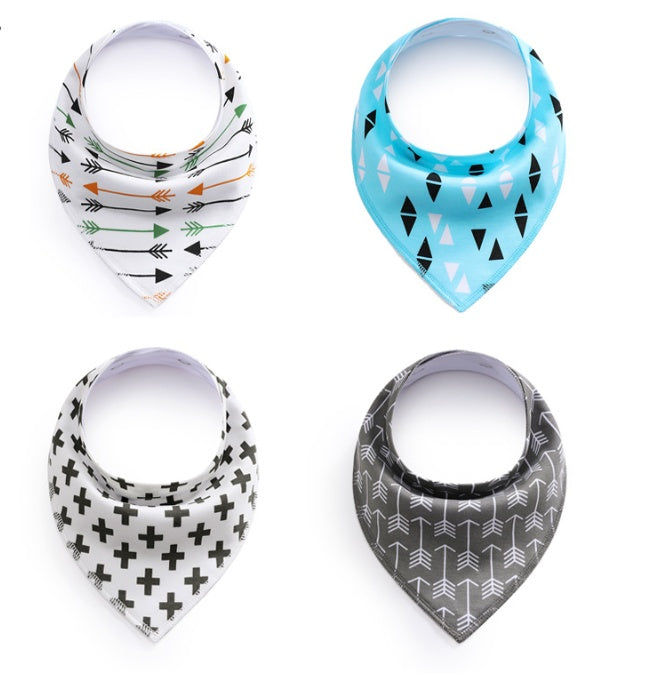 Saliva towel double fleece baby bib bib