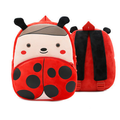 Cute Plush Backpacks Kindergarten Cartoon School Bags Children Animal Toys Bag (Available)