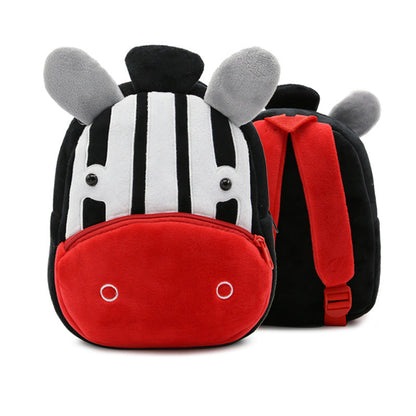 Cute Plush Backpacks Kindergarten Cartoon School Bags Children Animal Toys Bag (Available)