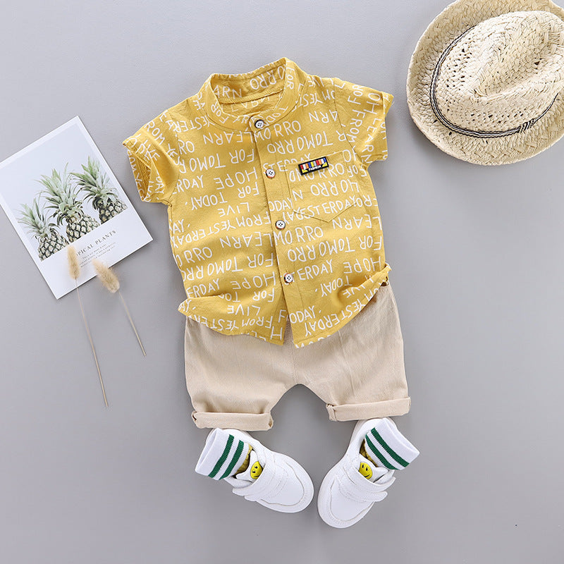 Korean Short-Sleeved Children's Clothing For Boys And Girls (Available)