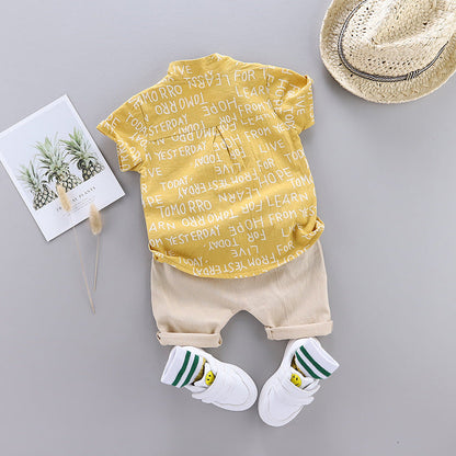 Korean Short-Sleeved Children's Clothing For Boys And Girls (Available)