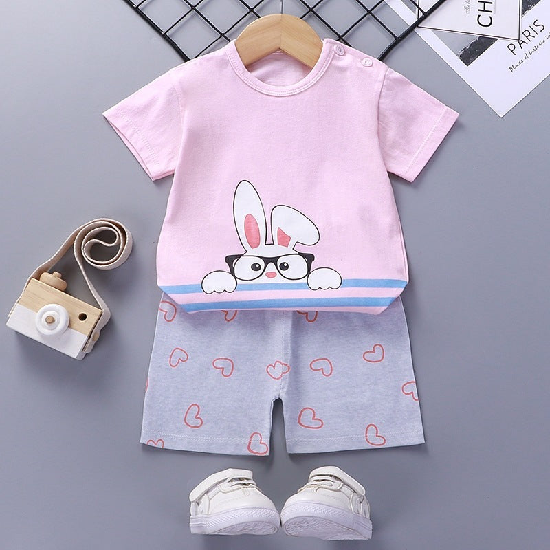 Summer Clothes For Infants And Young Children  baby T-shirt Shorts