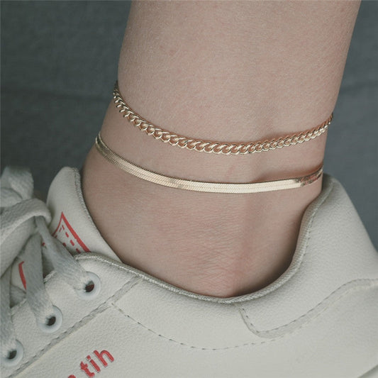 Snake Chain Metal Chain Two Suits Street Short (Available)