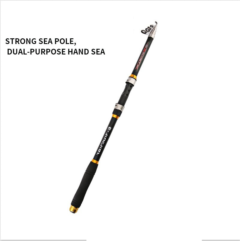 2.1M -3.6M Carp Fishing Rod Feeder Hard FRP Carbon Fiber Telescopic Fishing Rod Fishing Pole  (Available)