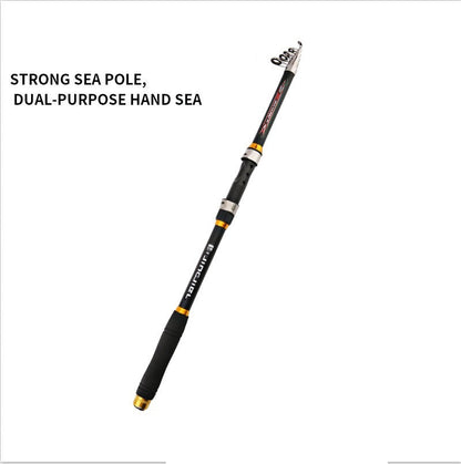 2.1M -3.6M Carp Fishing Rod Feeder Hard FRP Carbon Fiber Telescopic Fishing Rod Fishing Pole  (Available)