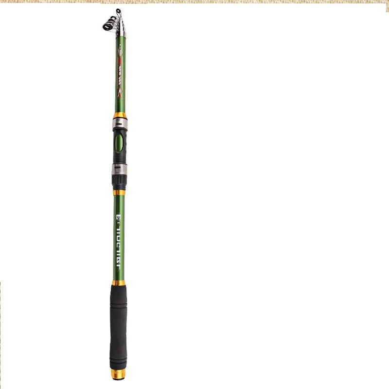 2.1M -3.6M Carp Fishing Rod Feeder Hard FRP Carbon Fiber Telescopic Fishing Rod Fishing Pole  (Available)