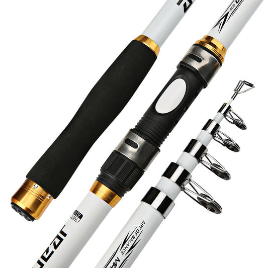 2.1M -3.6M Carp Fishing Rod Feeder Hard FRP Carbon Fiber Telescopic Fishing Rod Fishing Pole  (Available)