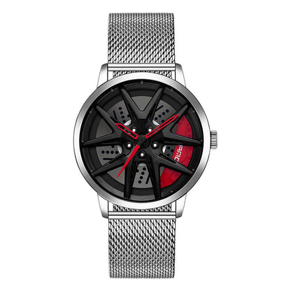 Cool Wheel Personality Hollow Out Quartz Watch
