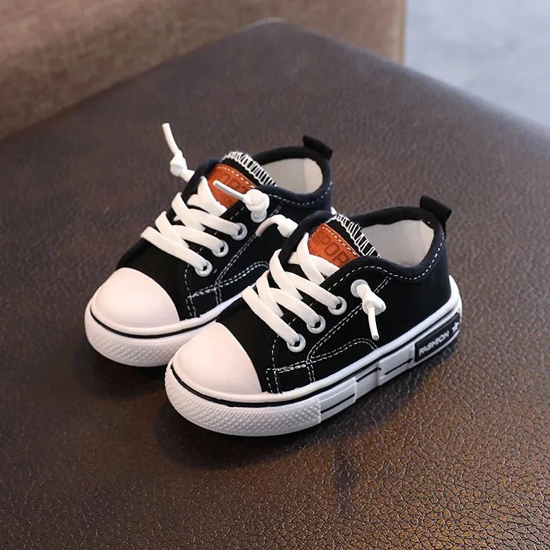 2025 New Children's Canvas Shoes Fashion Baby Board Shoes Girls' Breathable Single Shoes Boys' Casual Shoes (Available) - Mom & Kids