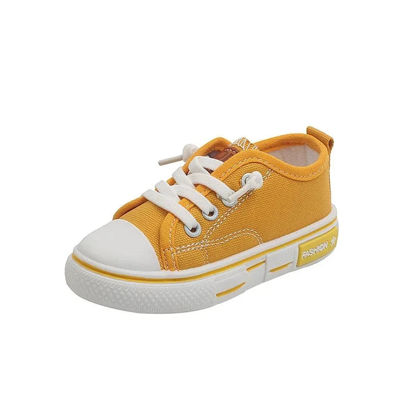 2025 New Children's Canvas Shoes Fashion Baby Board Shoes Girls' Breathable Single Shoes Boys' Casual Shoes (Available) - Mom & Kids