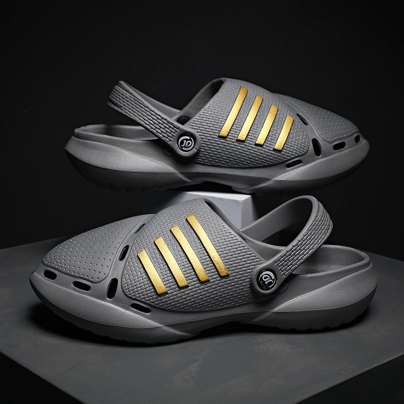 Men's Thick-soled Non-slip Beach Shoes For Summer (Available)