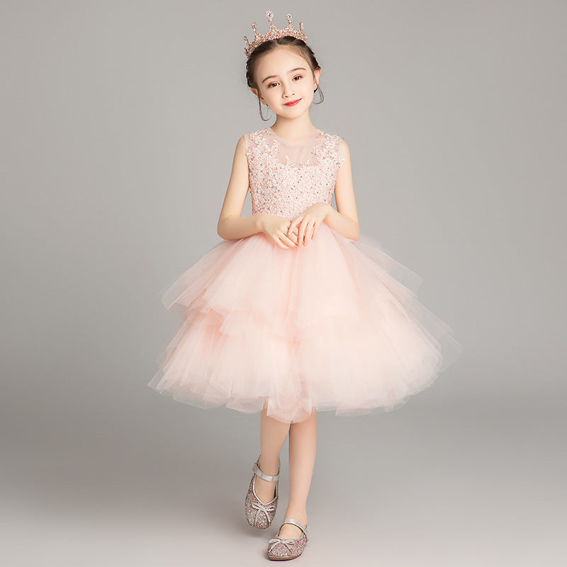 Girls' pompous gauze princess skirt
