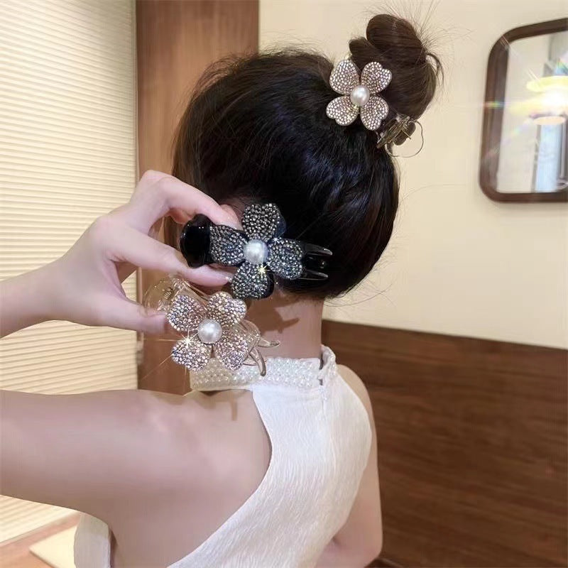 Temperament Entry Lux Bun Small Jaw Clip Advanced Sense