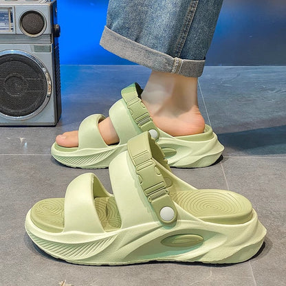 Sports Slippers Men's Thick Bottom Wear-resistant Non-slip Sandals