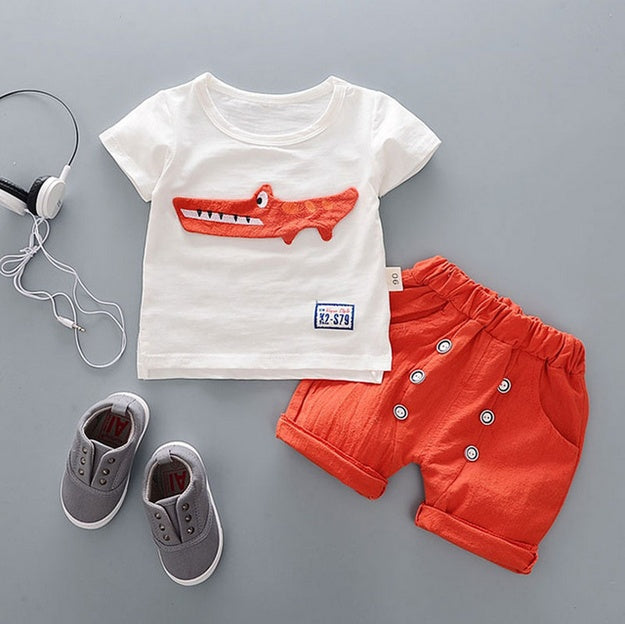 summer baby boys outfits sports  (Available)
