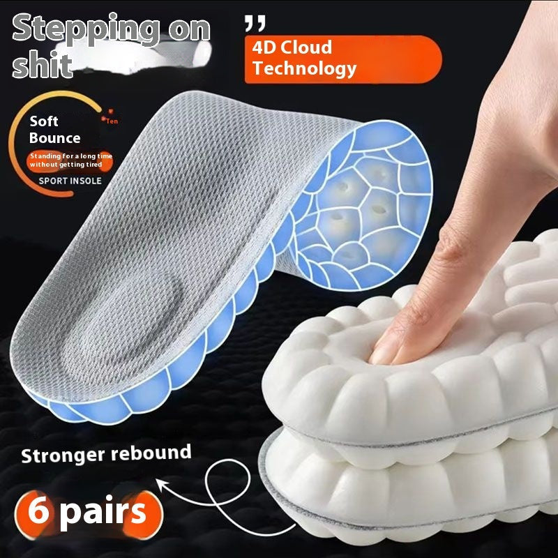 Anti Odor Sweat Absorbing Breathable High Elasticity Insole (Available)