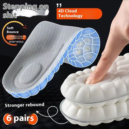 Anti Odor Sweat Absorbing Breathable High Elasticity Insole (Available)